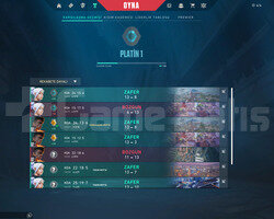 FULL MVP YUKSEK MMR PLAT 1 HESAP