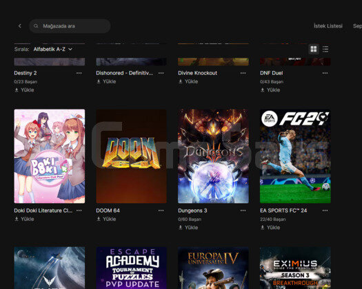 210 tane oyun.. Fifa 24, Death Stranding, FM 23 vs