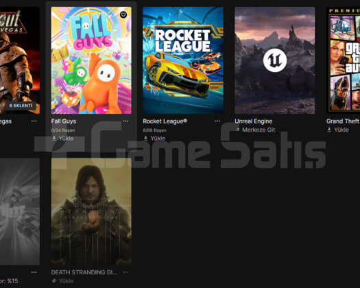 30 Oyunlu Epic Games Hesabı