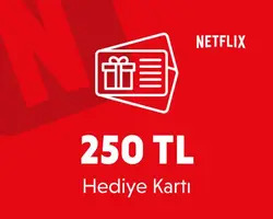 Netflix 250 TL Hediye Kart