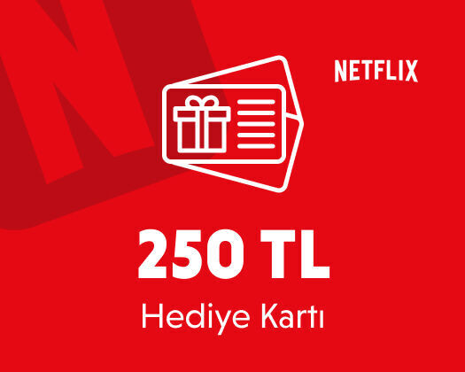 Netflix 250 TL Hediye Kart