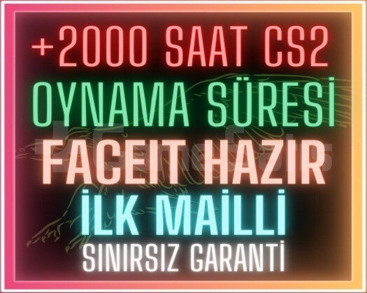 FACEİT HAZIR 2000+ SAAT OYNAMA SÜRESİ | + İLK MAİL