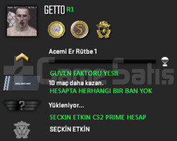 3 MADALYA | CS2 PRIME | GUVEN FAKTORU YESIL
