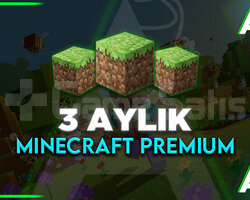 3 Aylık Minecraft Premium + Garanti