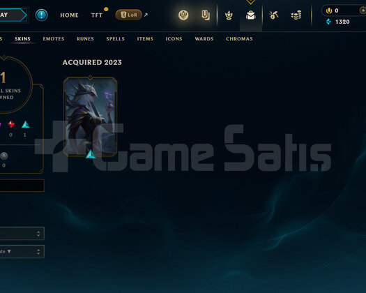TR Unranked | 1 Kostüm - 25 Hero | LoL Hesap