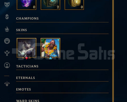 TR Unranked | 1 Kostüm - 25 Hero | LoL Hesap