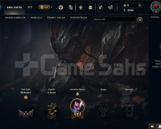 TR DEMİR 1 YASUO ZED KOSTÜMLÜ