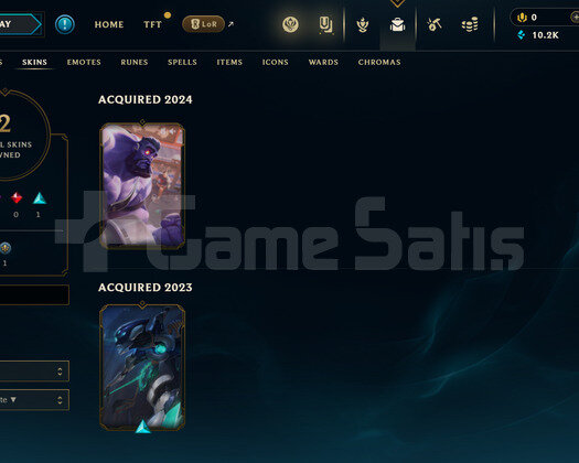 TR Unranked | 2 Kostüm - 10K Mö | LoL He
