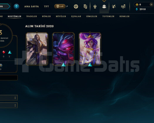 TR UNRANKED 3 KOSTÜM GANİMETİ DOLU S10 HESABI