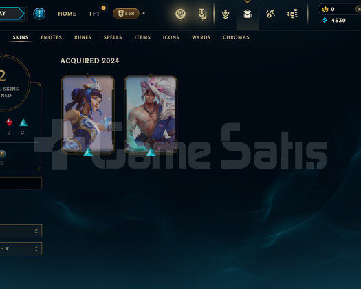 TR Unranked | 2 Kostüm - 30 Hero | LoL Hesap