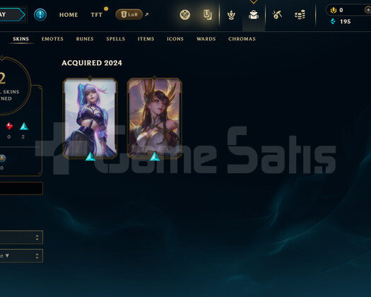 TR Unranked | 2 Kostüm - 31 Hero |LoL Hesap