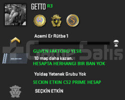 3 MADALYA | CS2 PRIME | GUVEN FAKTORU YESIL