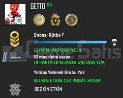 3 MADALYA | CS2 PRIME | GUVEN FAKTORU YESIL