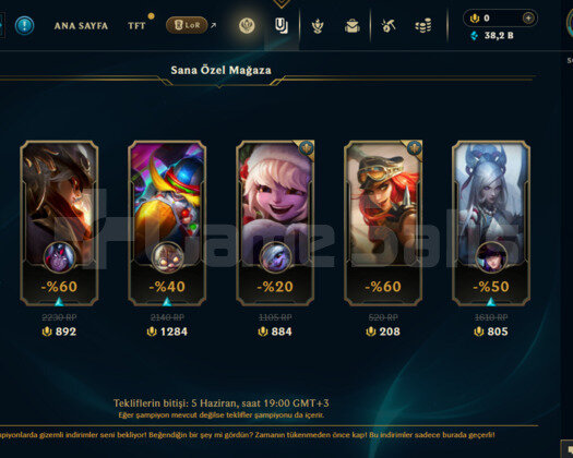 EUW UNRANKED +38K MÖ FRESH ACC YÜKSEK MMR