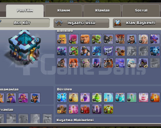 60 LVL OKÇU | 50 LVL BARBARLI | 13. BB MAİN HESAP