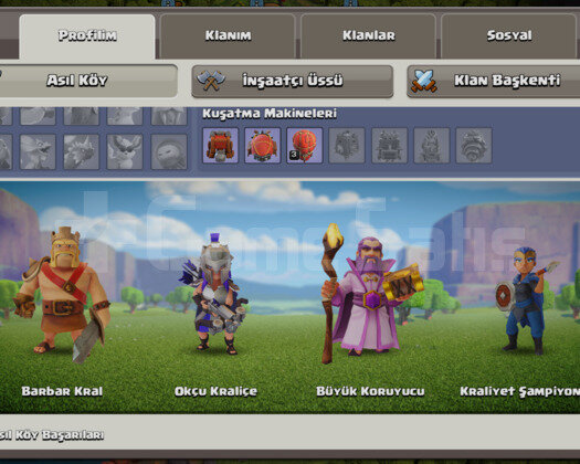 60 LVL OKÇU | 50 LVL BARBARLI | 13. BB MAİN HESAP