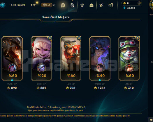 EUW UNRANKED +38K MÖ FRESH ACC YÜKSEK MMR