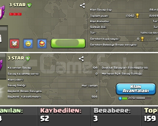 12sv 3 Star Başkent7 AltınLig HemenTeslim