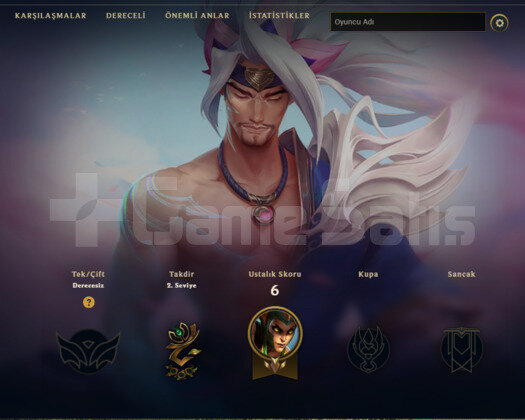 UNRANKED / TR SERVERİ / ESKİ HESAP