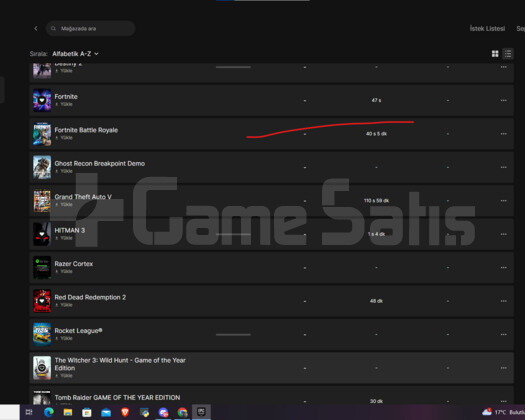 RDR2 GTA5 wtcher3 tombraider hıtman3 hesap