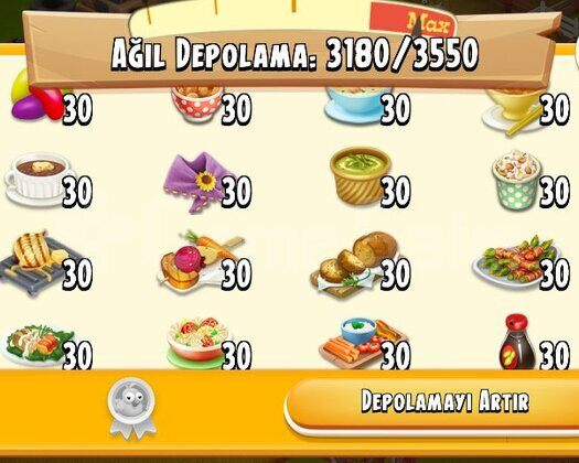 80 LVL 3550 DEPOLU İÇİ ÜRÜN DOLU OYUN