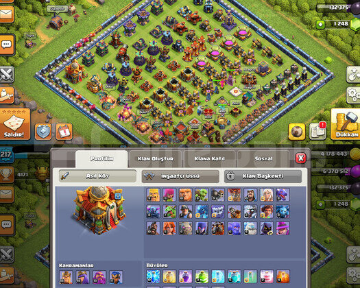 İdsiz Th 16 Sağlam Hesab & 217 Level & Ekipmanlı