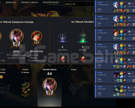 EUW UNRANKED HANDMADE RANKED READY