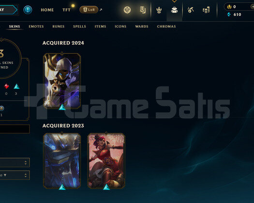 TR Unranked | 3 Kostüm - 27 Hero | LoL Hesap