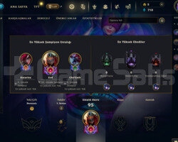 EUW UNRANKED 62 LV 7 KOSTÜM GANİMETİ ÇOK DOLU