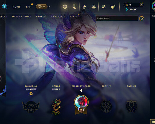 EUW Unranked | 1 Kostüm - 40K Mö | LoL Hesap