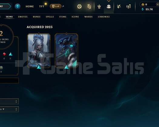 EUW Unranked | 2 Kostüm - 23K Mö | LoL Hesap