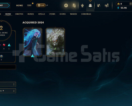 TR Unranked | 2 Kostüm - 23K Mö | LoL Hesap