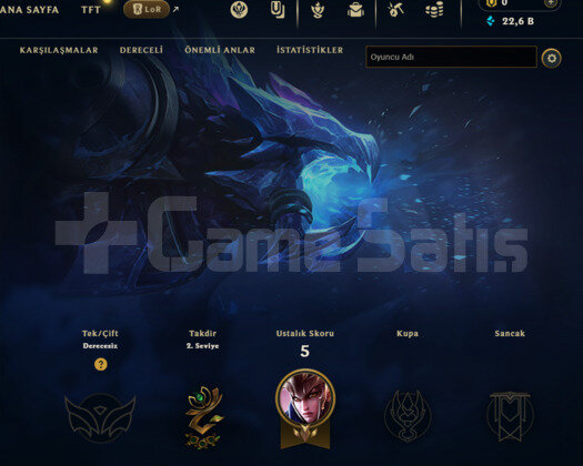 2020 KURULUM / 22 BİN MAVİ ÖZ / UNRANKED