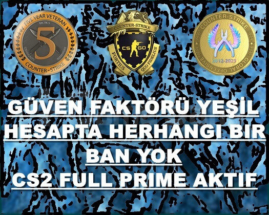 3 MADALYA | CS2 PRIME | GUVEN FAKTORU YESIL