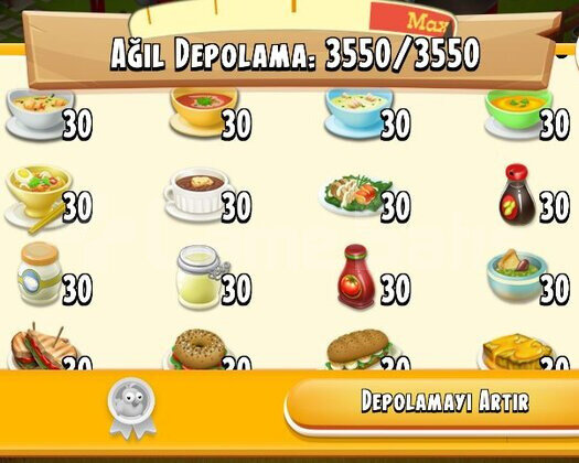 80 LEVEL 3550 DEPOLU İÇİ ÜRÜN DOLU OYUN