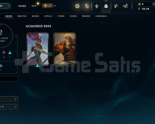 TR Geçen Sezon Zümrüt | 2 Kostüm - 22K Mö | LoL