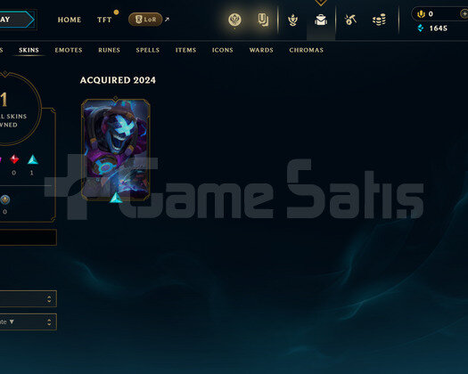 TR Geçen Sezon Plat | 1 Kostüm - 24 Hero |LoL