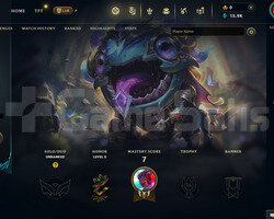 TR Geçen Sezon Plat | 1 Kostüm - 15K Mö | LoL