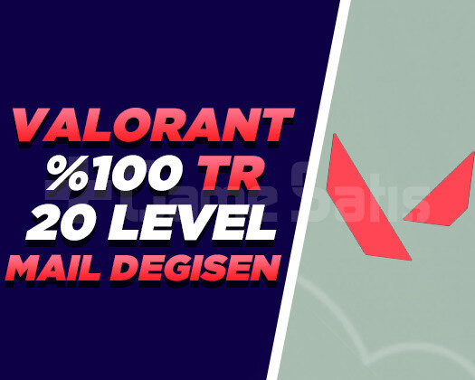 TR | 20 LEVEL | MAİL DEĞİŞEN | GARANTİLİ