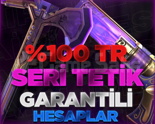TR | SERİ TETİK GARANTİLİ +VİP HESAPLAR / BOŞ YOK