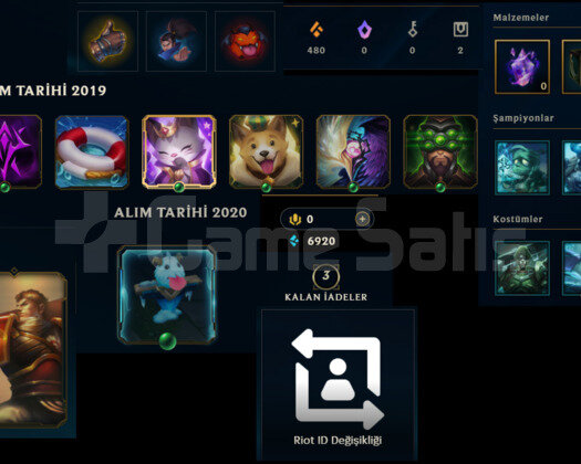 2019 KURULUM HANDMADE 28 LVL LOL HESABI