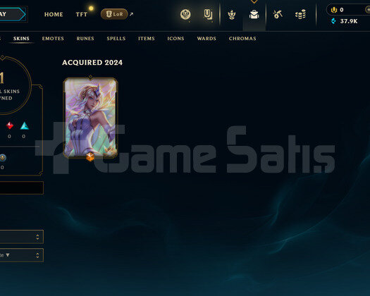 TR Unranked | 1 Kostüm - 37K Mö | LoL Hesap