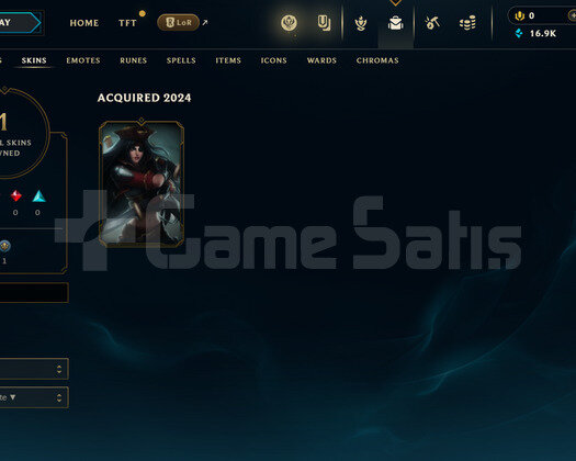 TR Unranked | 1 Kostüm - 16K Mö | LoL Hesap