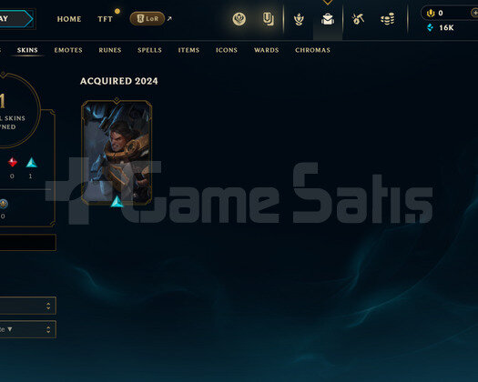 TR Unranked | 1 Kostüm - 16K Mö |LoL Hesap