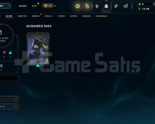 TR Unranked | 1 Kostüm - 13K Mö | LoL Hesap