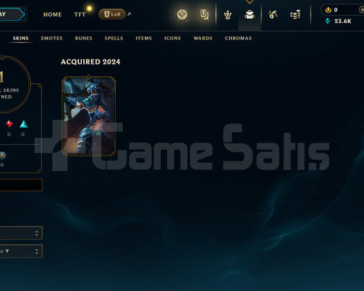 TR Unranked | 1 Kostüm - 23K Mö | LoL Hesap