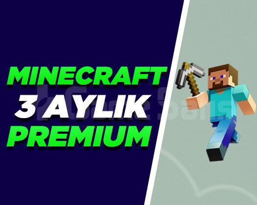 3 Aylık Minecraft Premium | Garanti & Destek
