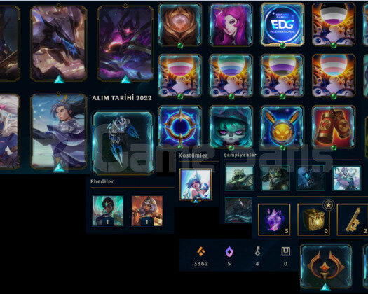 2021 REG 109 LVL HANDMADE LOL HESABI 200K ZED