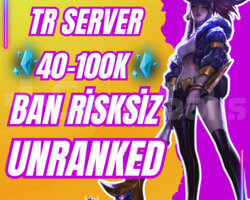 TR BAN YEMEZ UNRANKED HESAP | 40K MÖ + GARANTİ