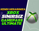 KENDİ HESABINIZA | Sınırsız Xbox Gamepass Ultimate